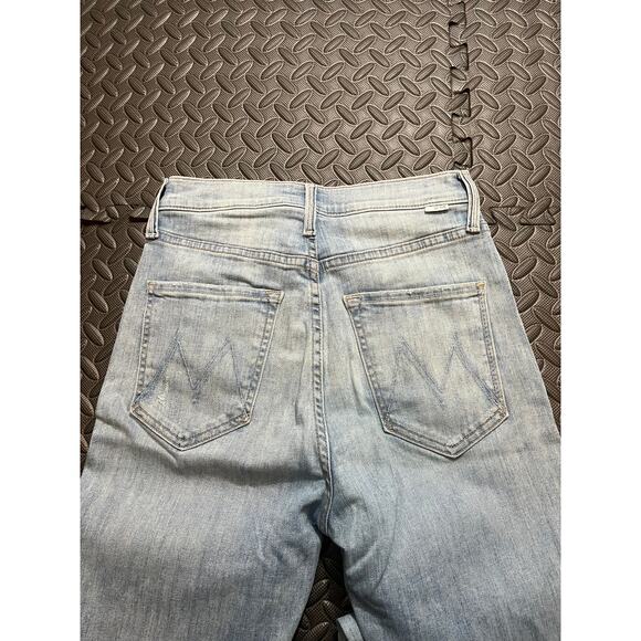 Mother High Waisted Rider Skimp Dreamer Light/Pastel Blue Womens Size 26 - Picture 12 of 15